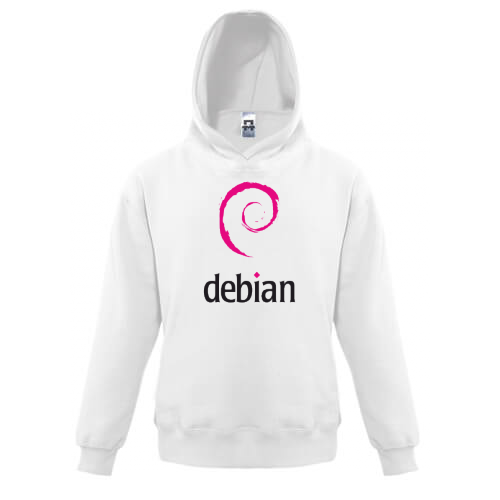 Детская толстовка Debian