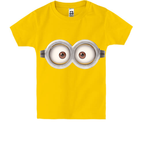 Детская футболка Глаза миньона