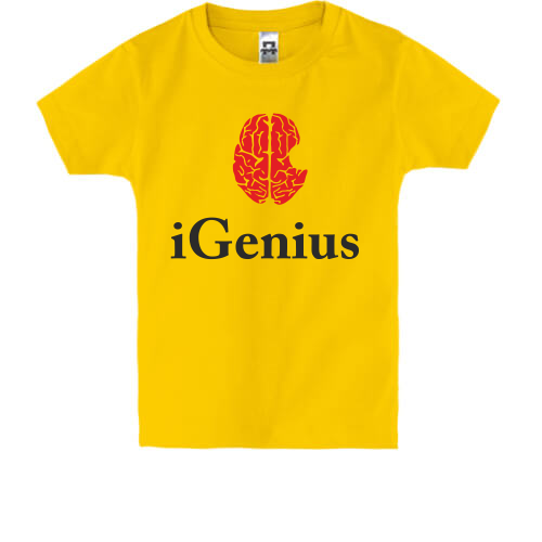 Детская футболка iGenius (Я гений)