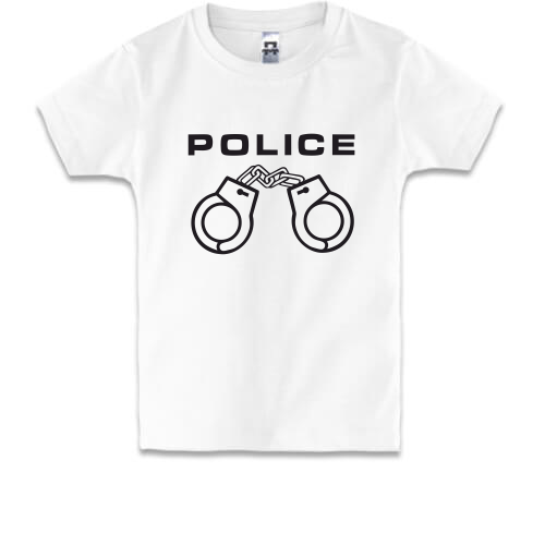 Детская футболка POLICE с наручниками