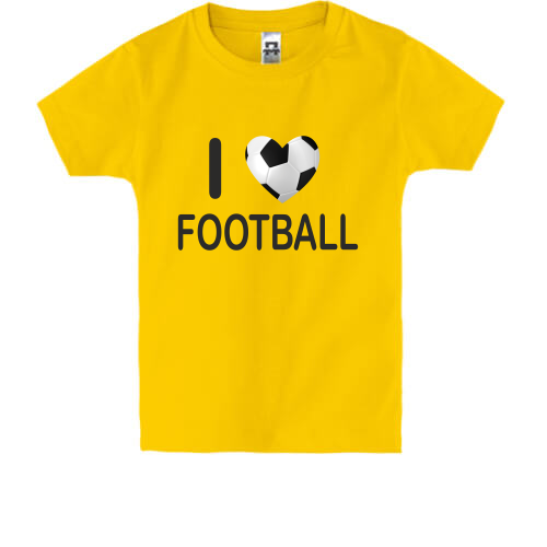 Детская футболка Любовь к футболу