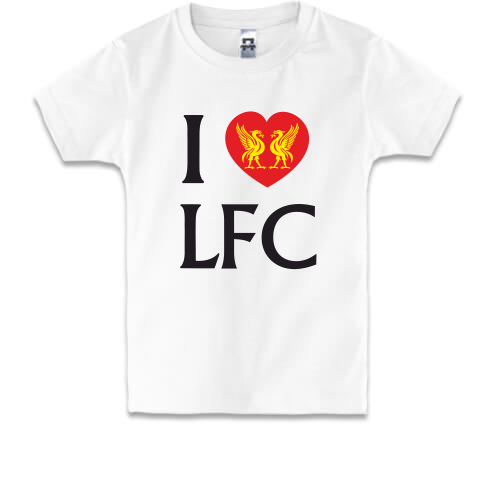 Детская футболка I love LFC 4