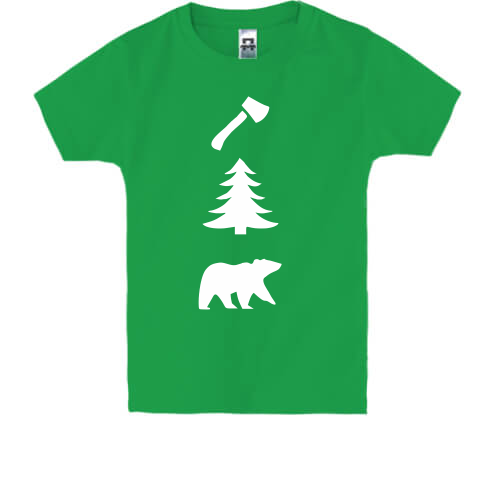 Детская футболка ICONSPEAK the lumberjack story