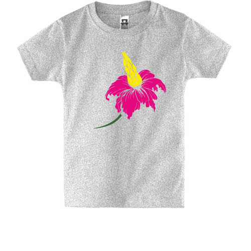 Дитяча футболка з екзотичними квіткою