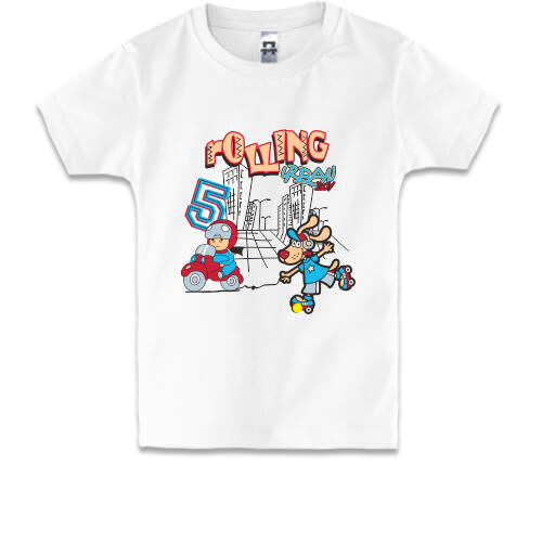 Детская футболка Rolling urban boy