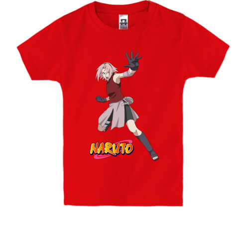 Детская футболка с Сакурой (Наруто)