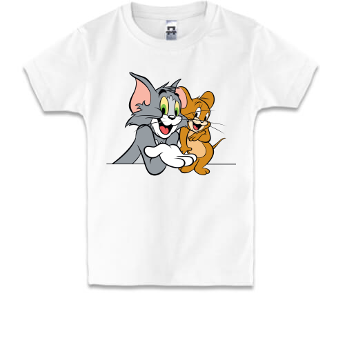 Детская футболка Том и Джери вместе