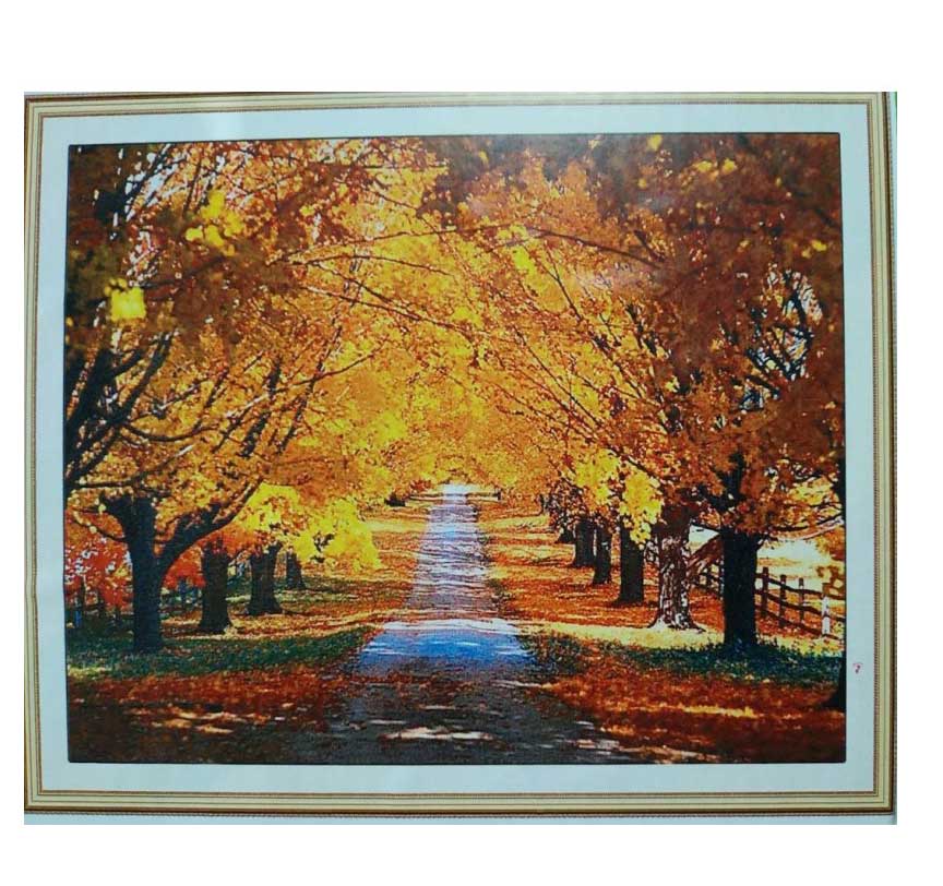 Алмазная мозаика 'Осень в парке'