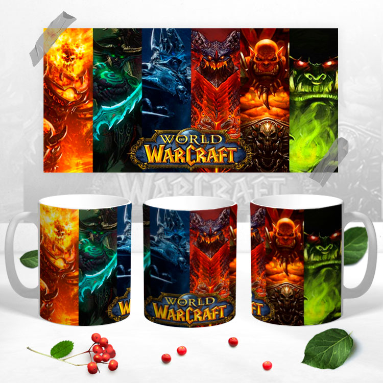 Чашка с 3Д рисунком 'World of Warcraft'