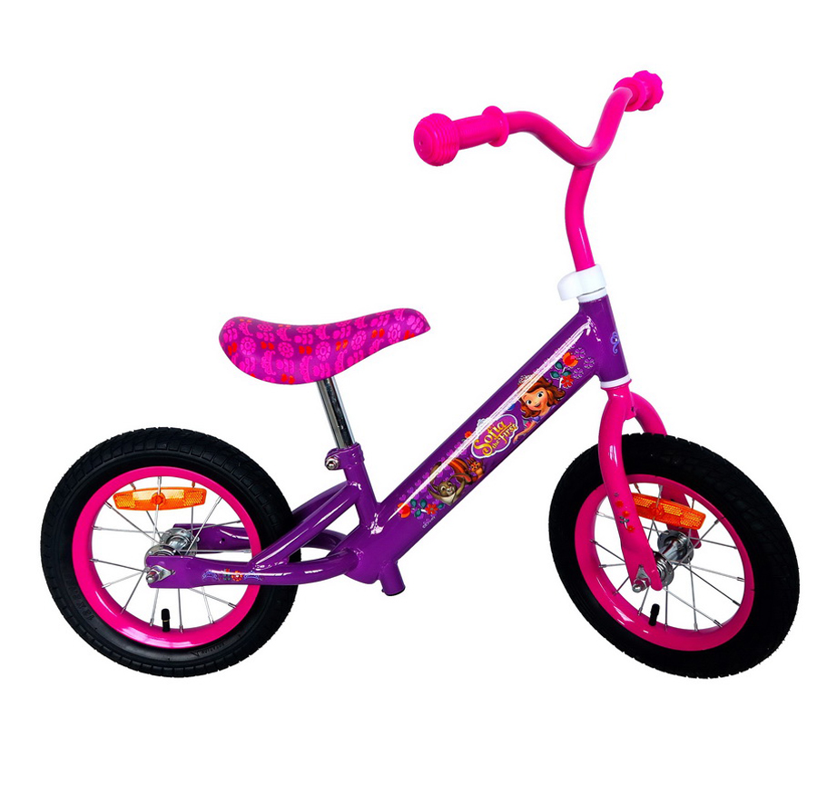 Детский металлический велобег для девочки Sofia