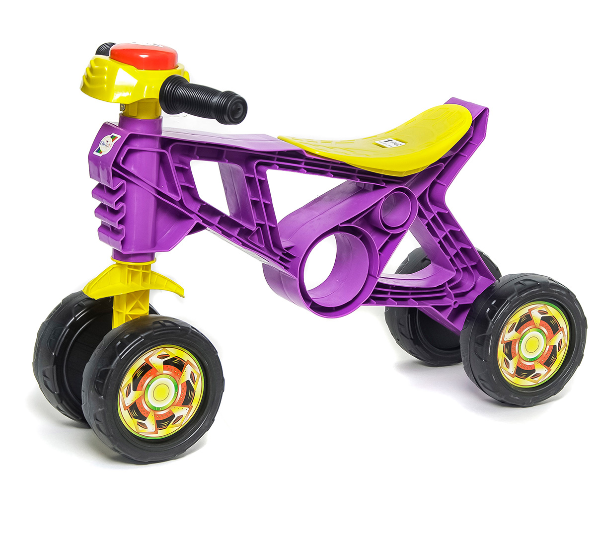 Дитячий мотоцикл беговел-2 фіолетовий