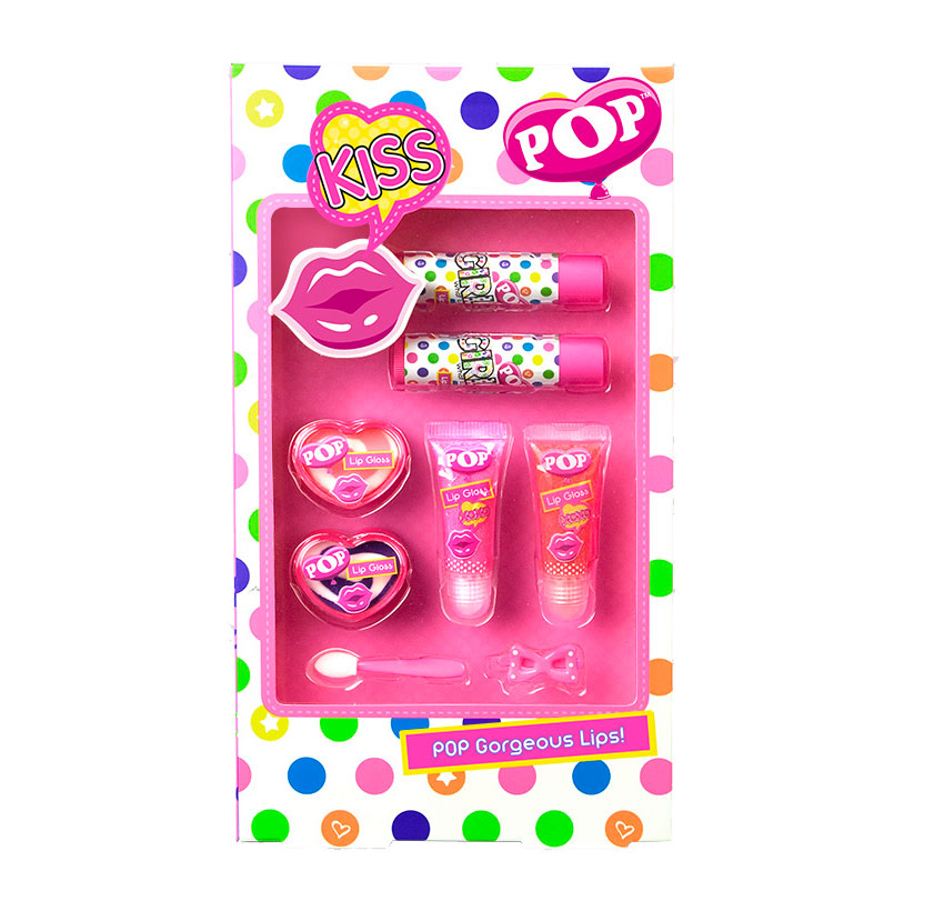Детский набор блесков для губ 'Kiss POP'