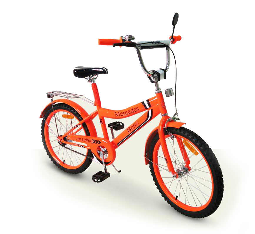 Детский оранжевый велосипед 'Mercedes Benz' 20'