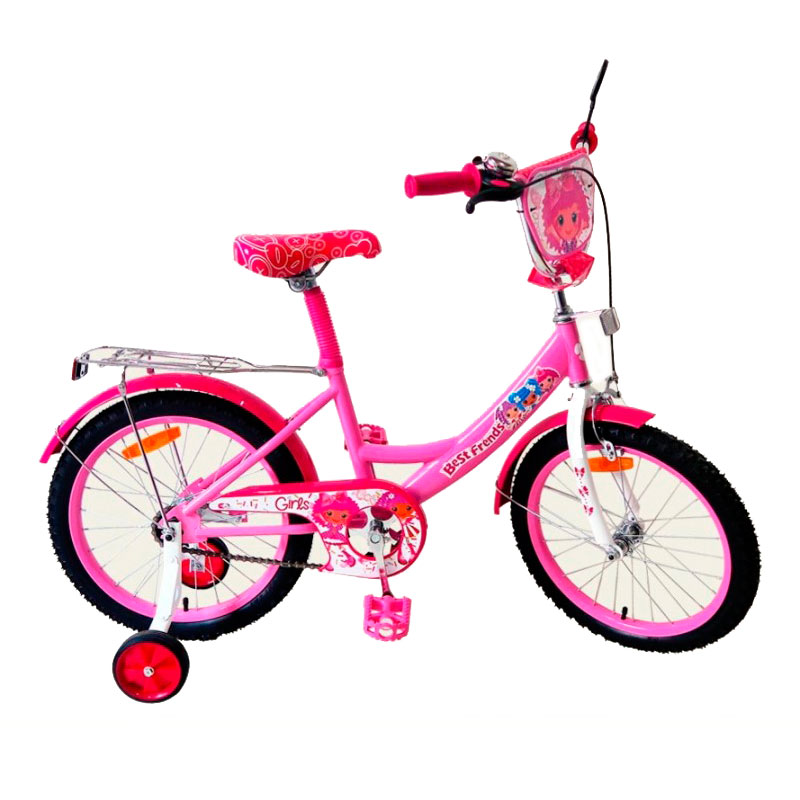 Детский розовый двухколесный велосипед 'Best Friends'