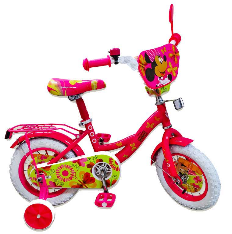 Дитячий велосипед 12 'для дівчинки' Мінні Маус '