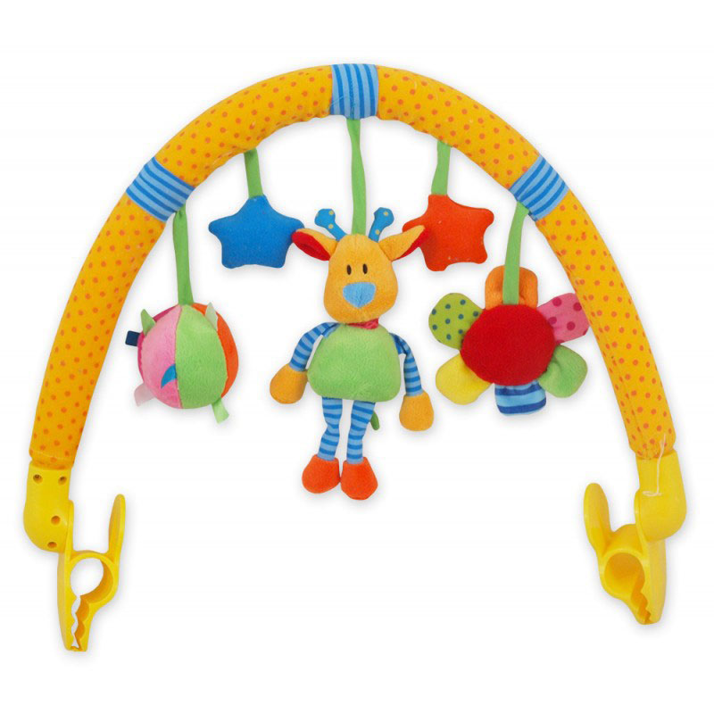Дуга с игрушками для коляски 'Жираф'