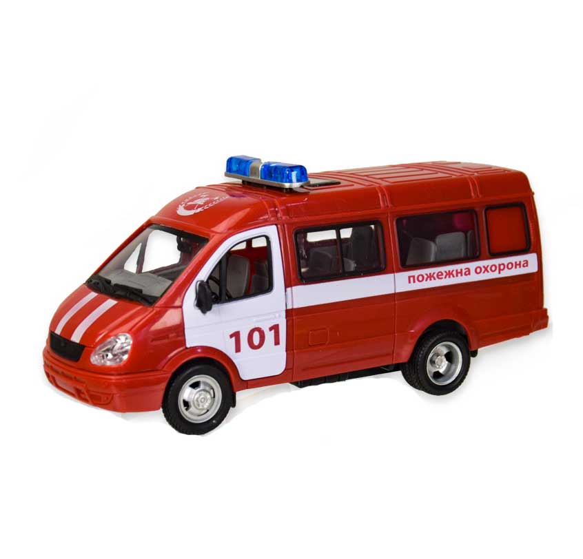 Іграшкова машина 'Газель' пожежна охорона 101