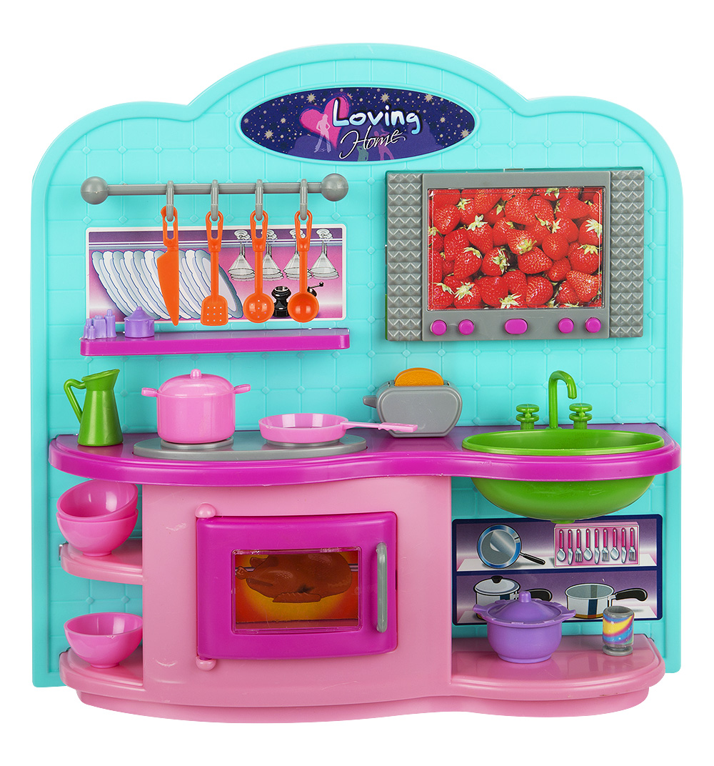 Іграшкові меблі для ляльки барбі 'Кухня'