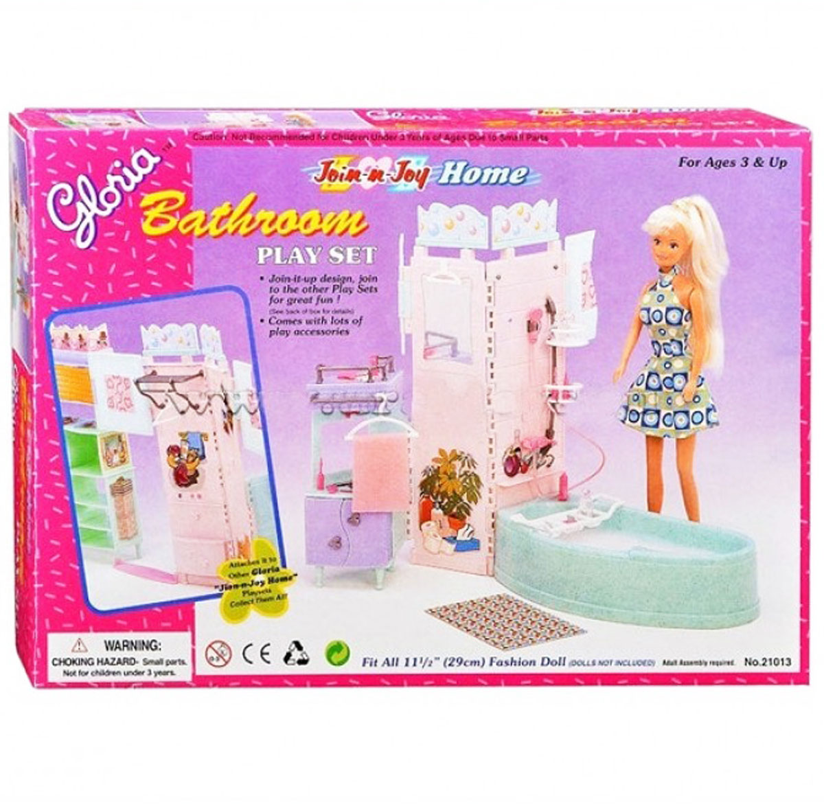 Іграшкові меблі для ванної кімнати 'Gloria'