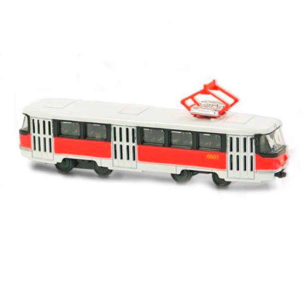 Іграшкова модель трамвая фірми 'АВТОПАРК'