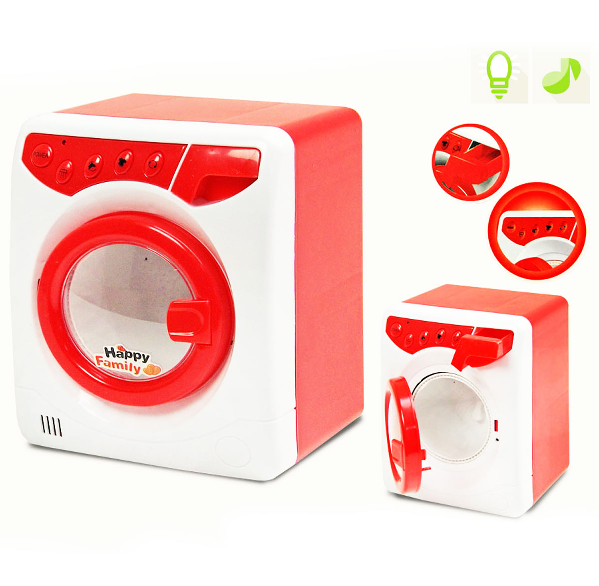 Іграшкова пральна машинка на батарейках