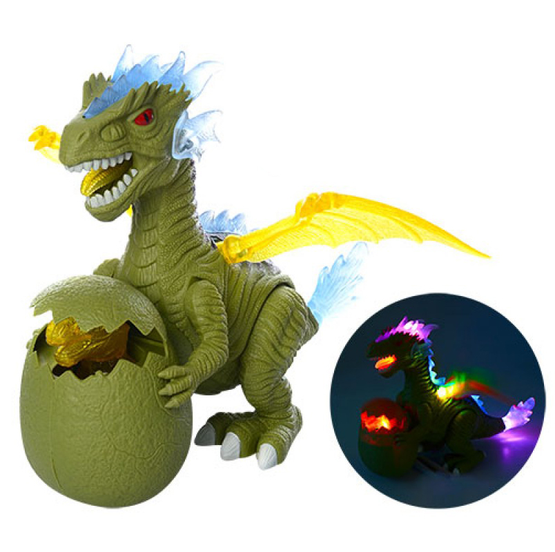 Іграшковий динозавр з крилами на батарейках