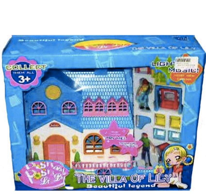 Іграшковий будиночок з меблями