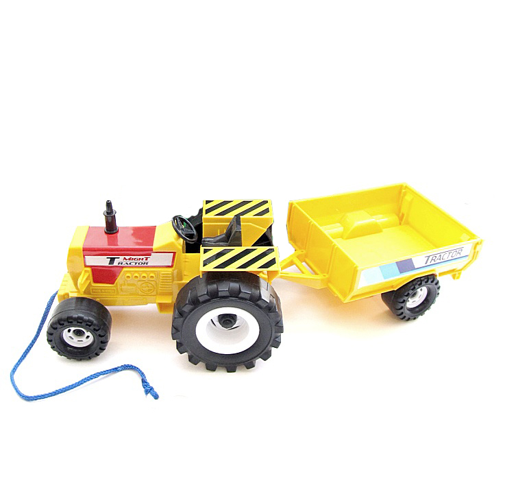 Дитячий іграшковий трактор з причепом