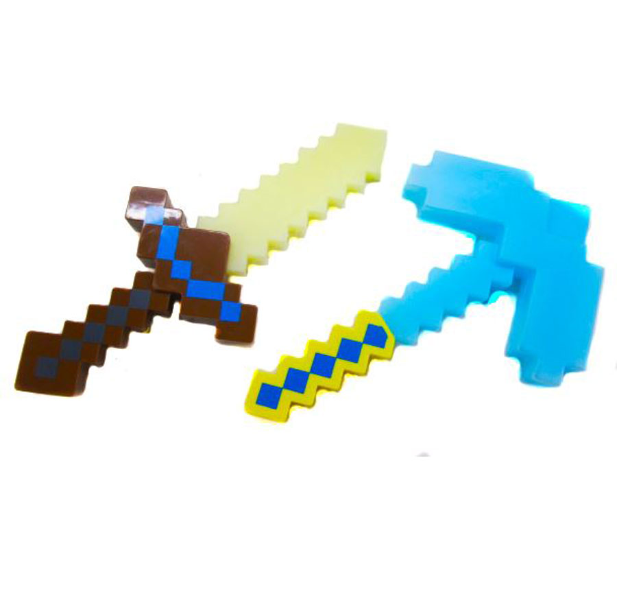 Игрушечное оружие героев Minecraft