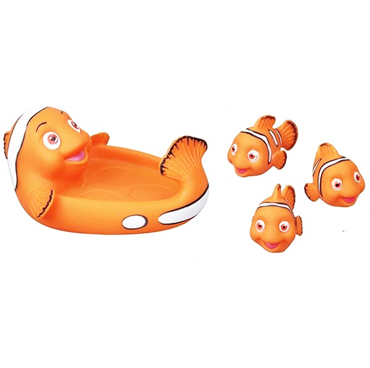 Игрушка - пищалка для купания 'Семья рыбок'