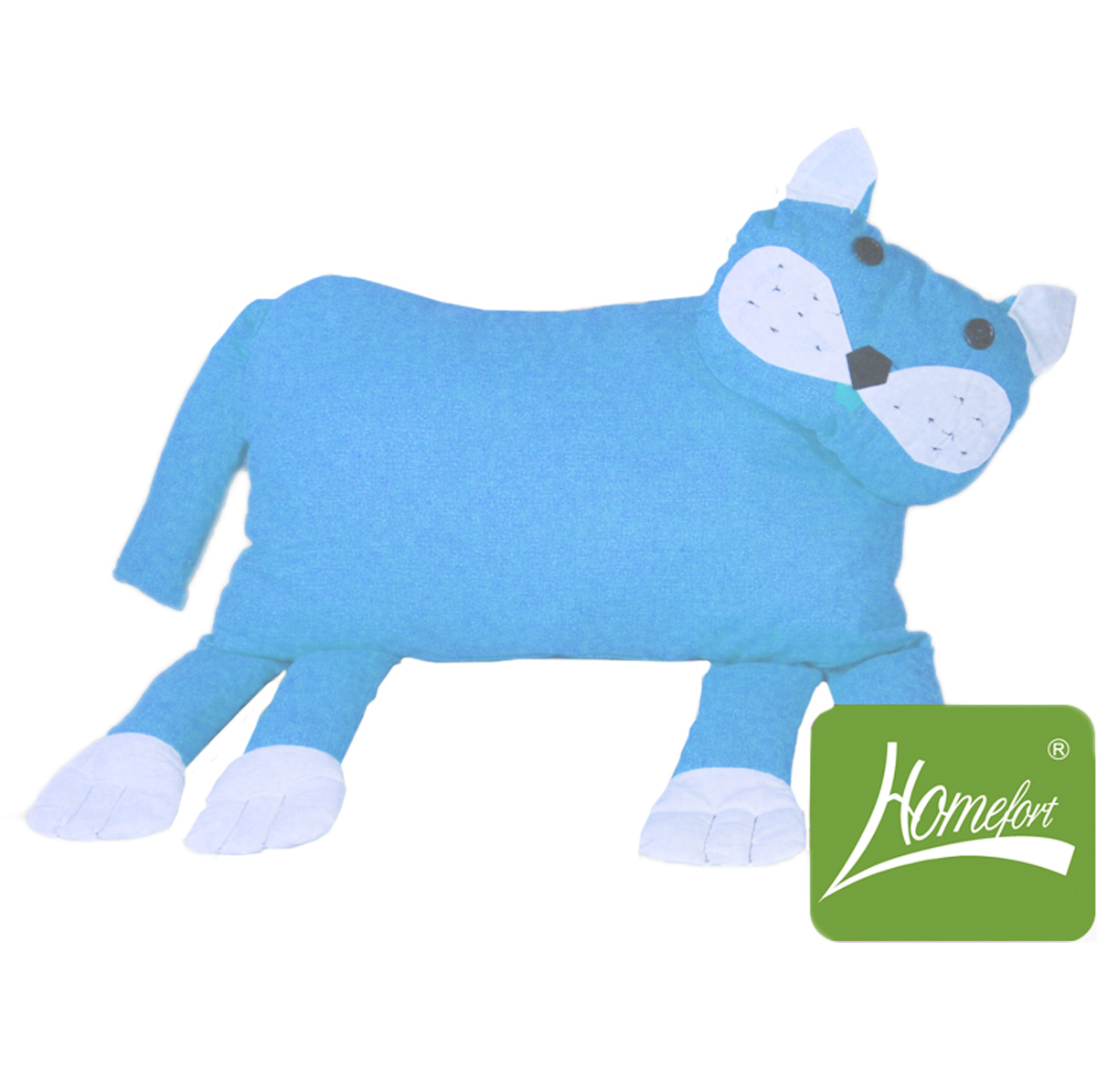 Игрушка - подушка 'Кот' голубой цвет