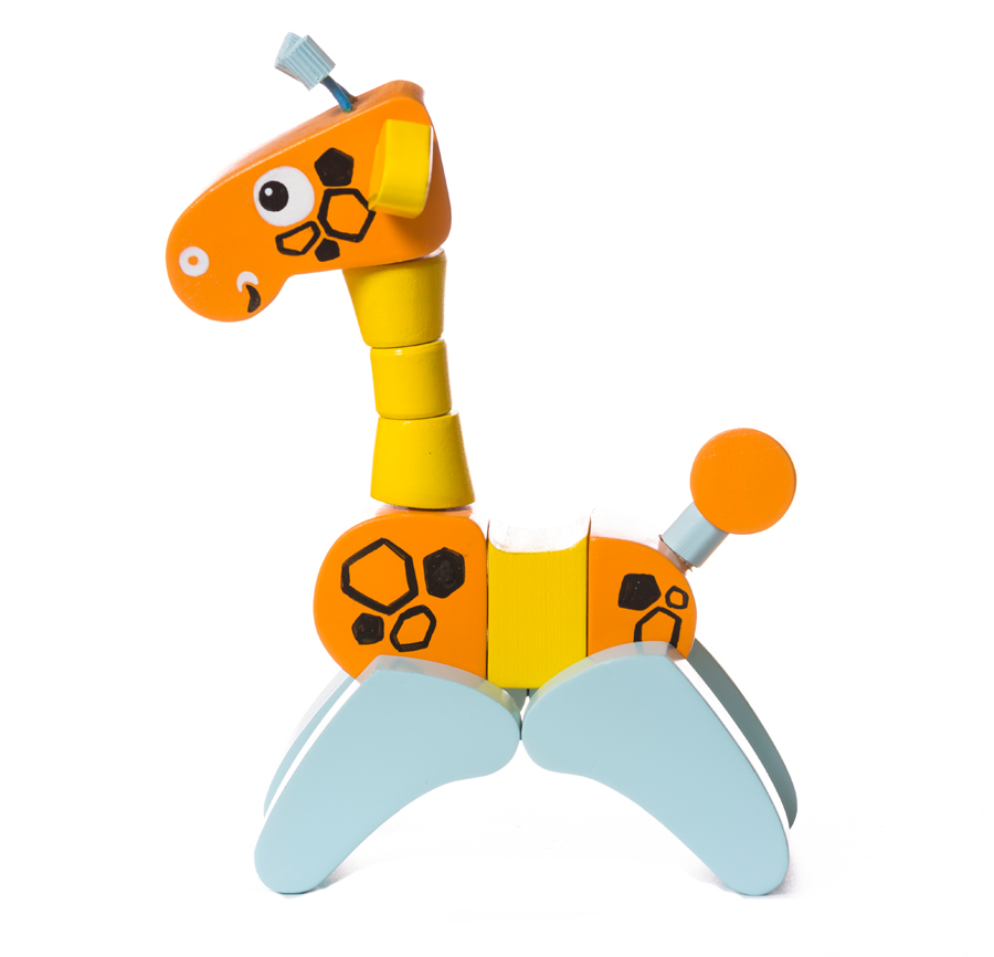 Игрушка для моторики рук 'Жираф акробат'