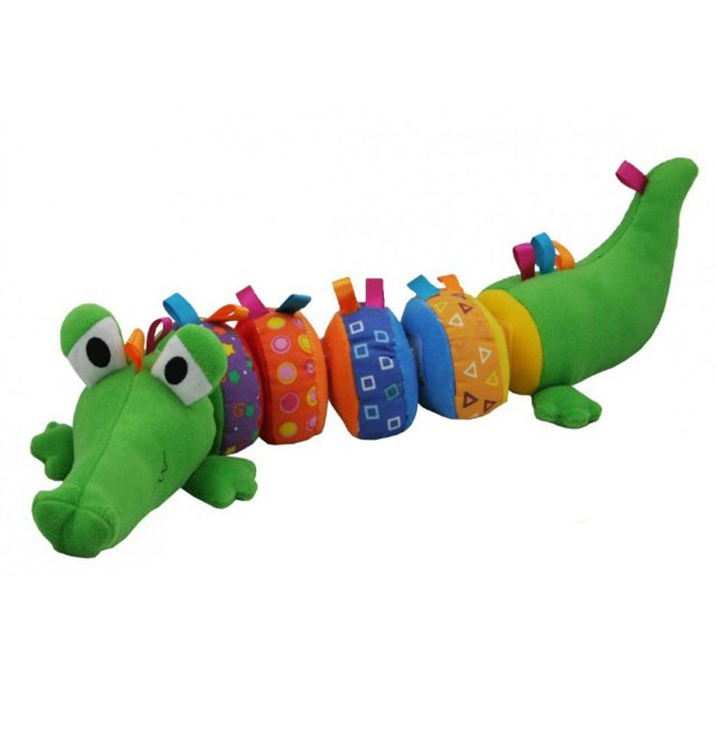 Іграшка розвиваюча на липучках 'Крокодил'