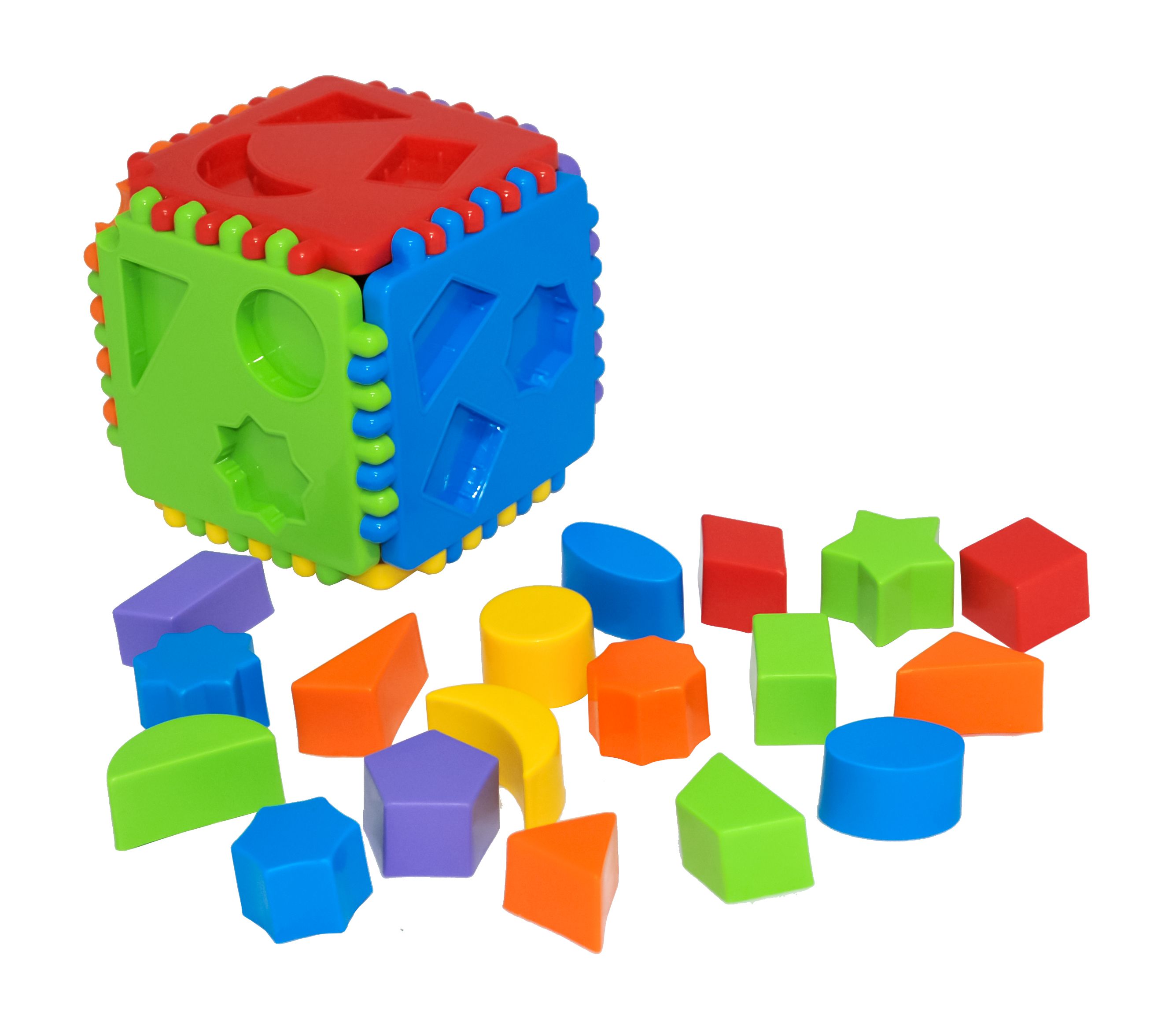 Игрушка сортер 'Educational cube' 24 элемента