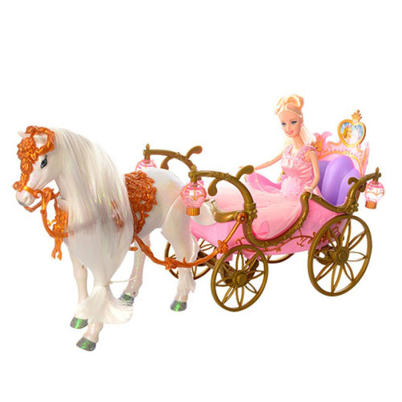 Карета с лошадью и куклой 'Сказочный экипаж'