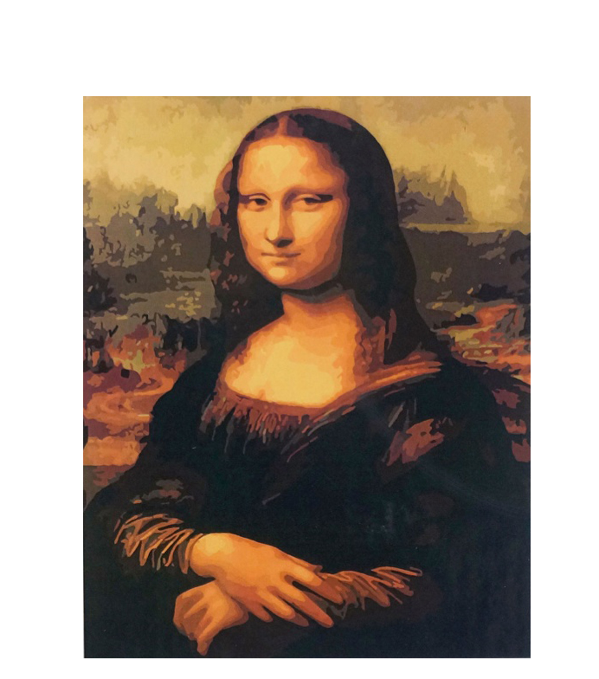 Картина 'Мона Ліза' за номерами
