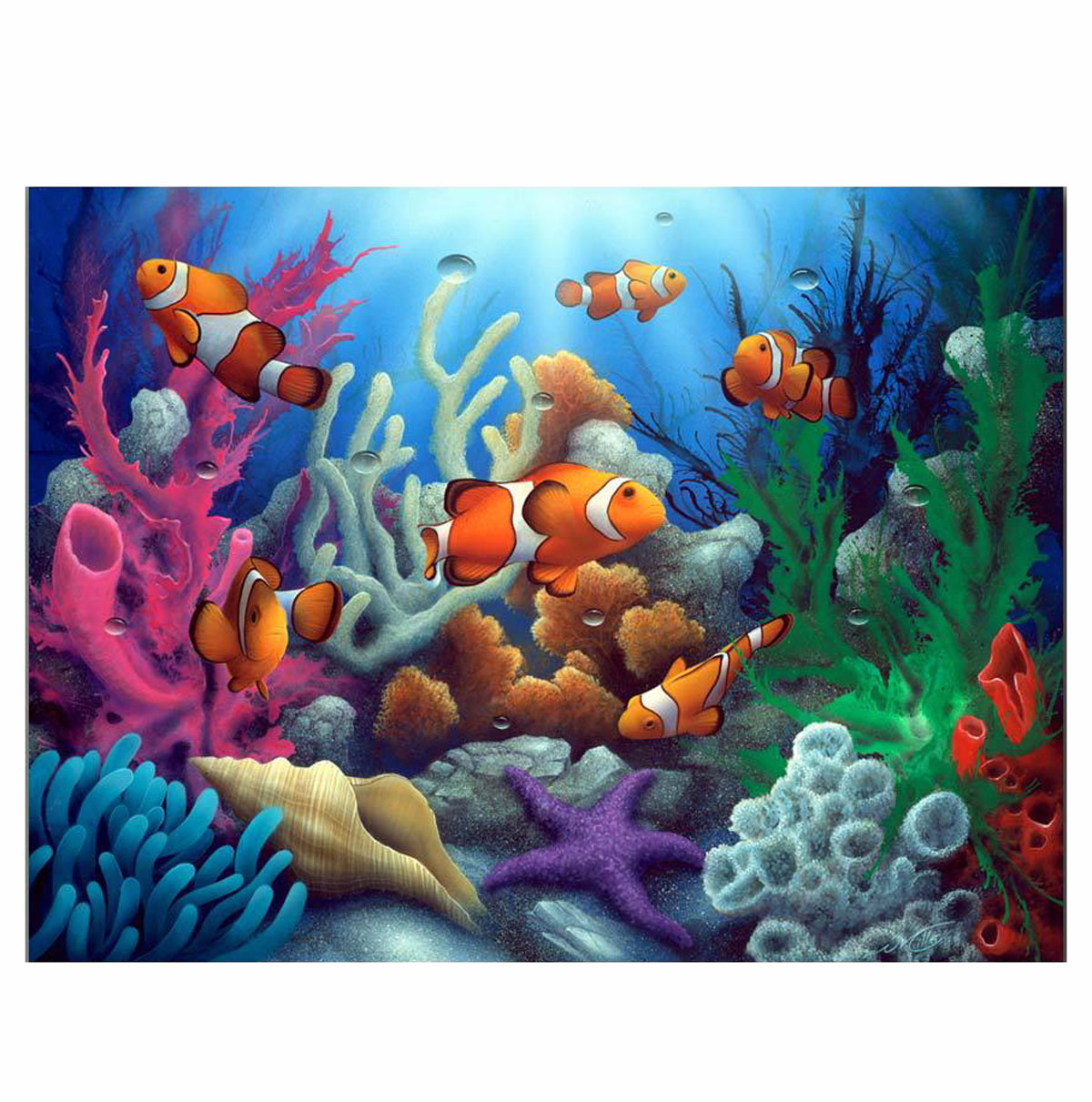Картина по номерам 'Подводный мир'