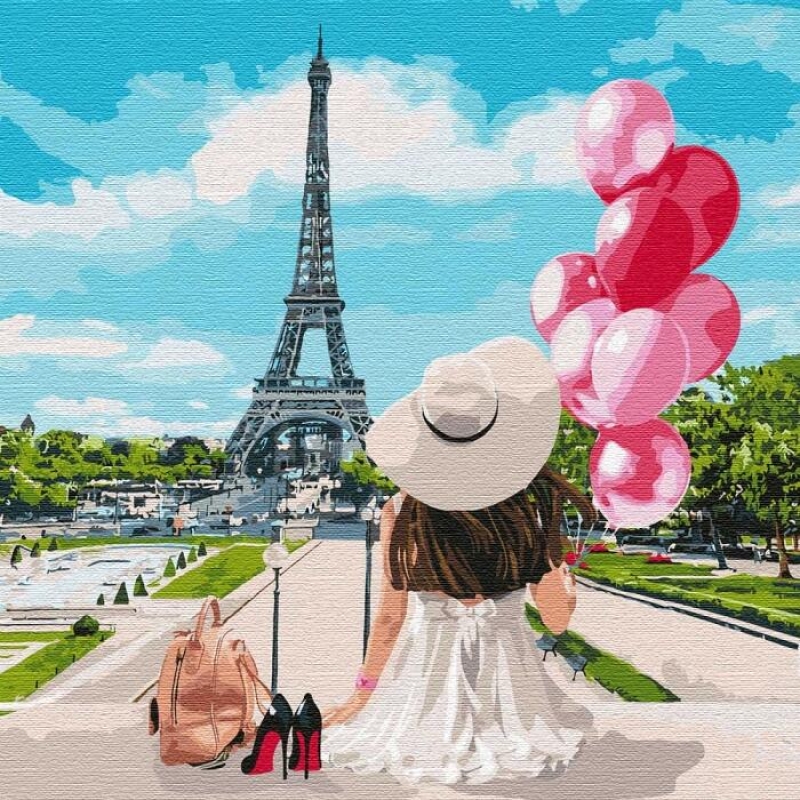 Картина за номерами 'Гуляючи вулицями Парижа'