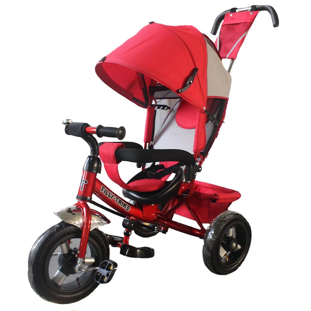 Красный трехколесный велосипед  Tilly Trike