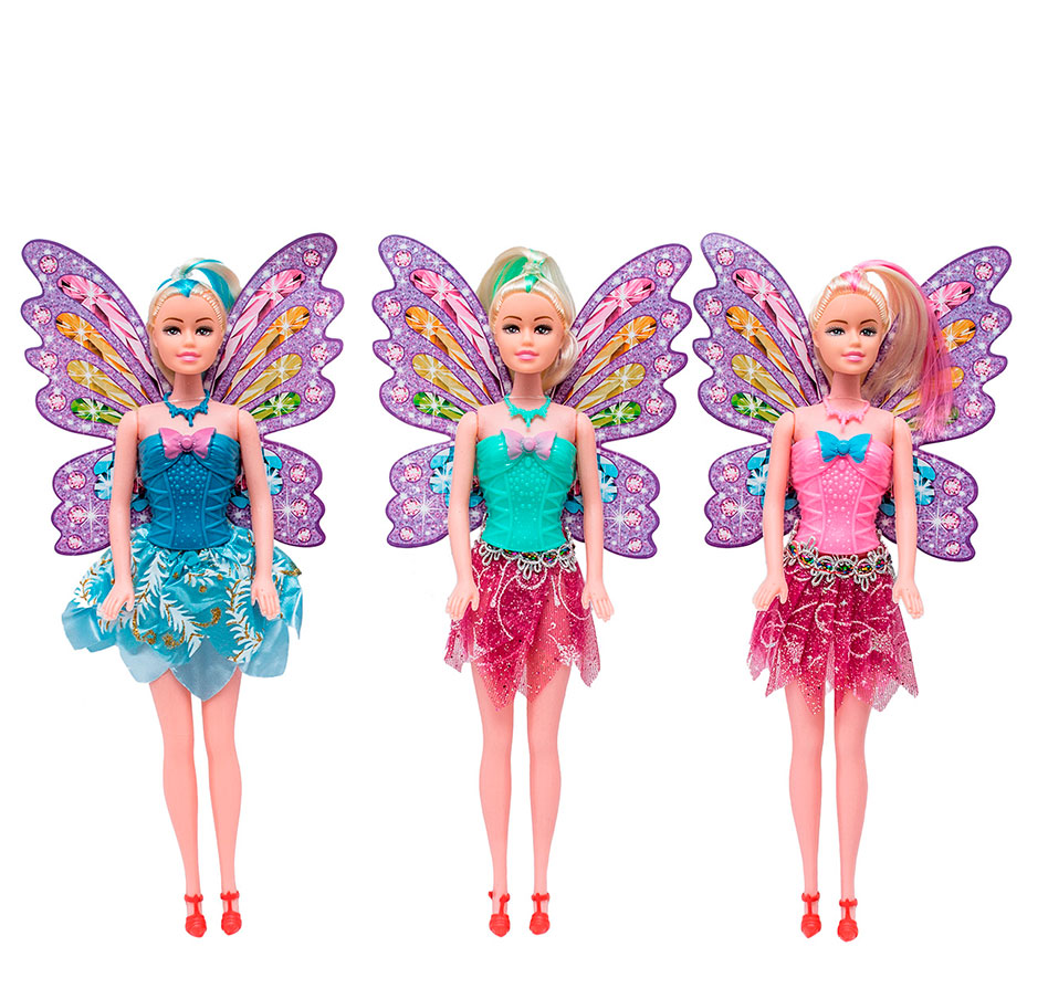 Кукла 'Фея' с крыльями 3 вида