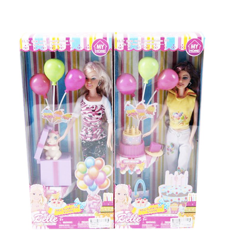 Лялька типу Барбі з набором 'День народження'