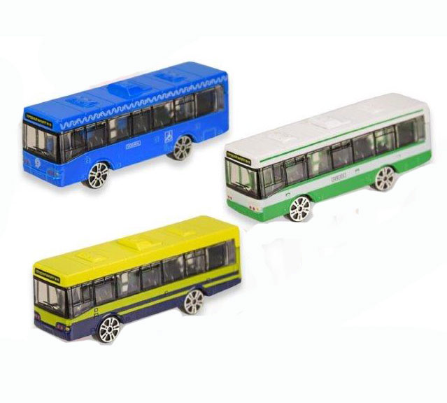 Маленькая модель металлического автобуса 'Икарус'