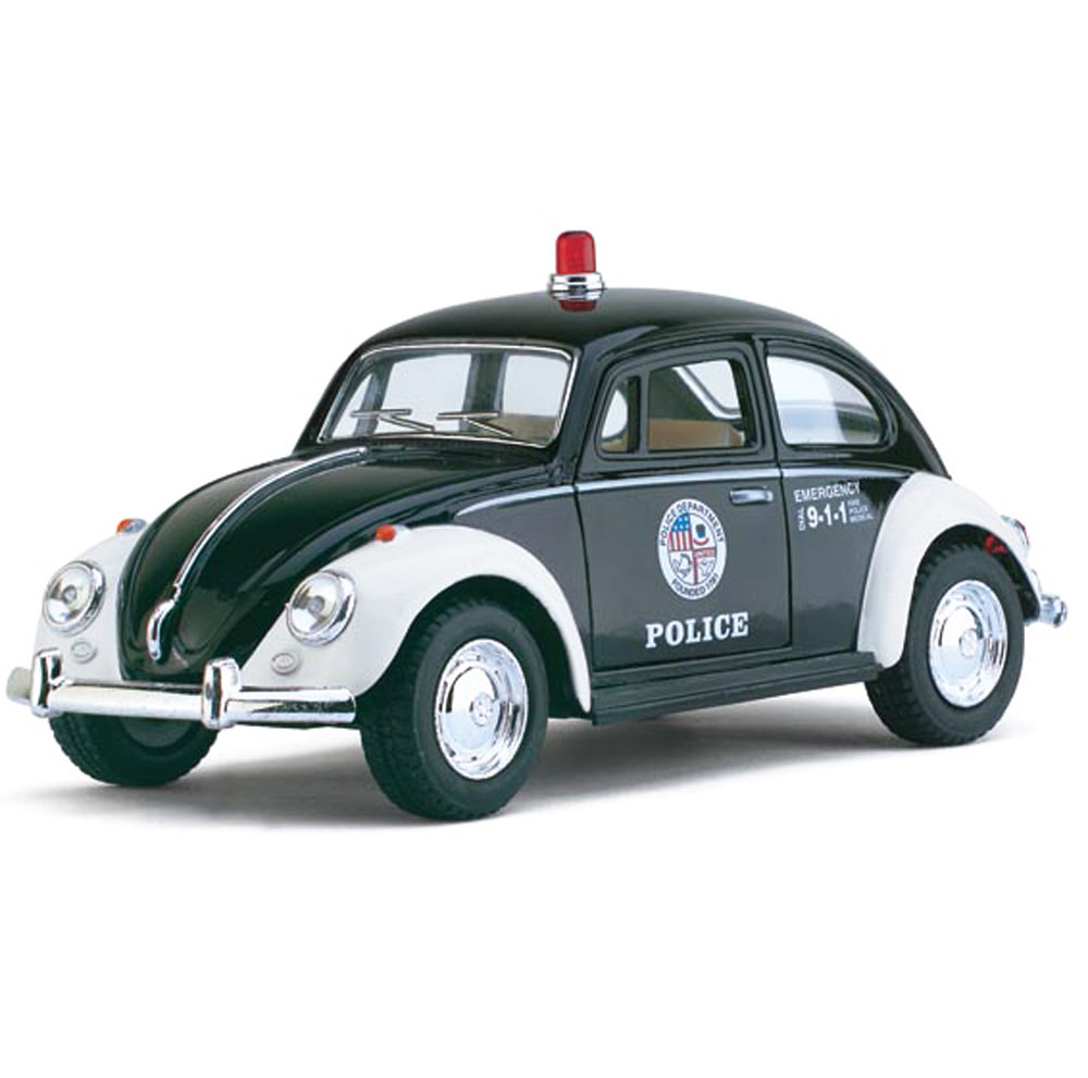 Машина 'Kinsmart' 1967 Volkswagen жук класичний (поліція)