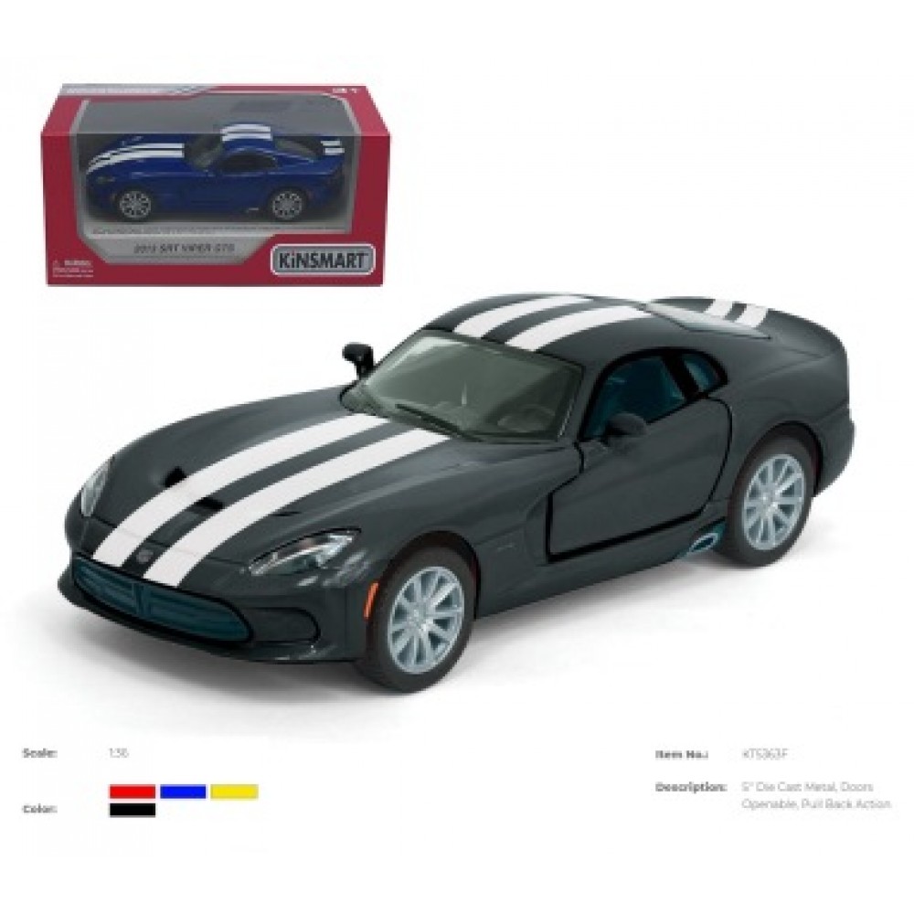 Машинка металлическая 'Kinsmart' 2013 SRT Viper GTS