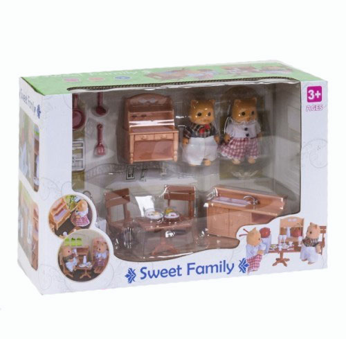 Мебель кухня-столовая 'Sweet family' с животными