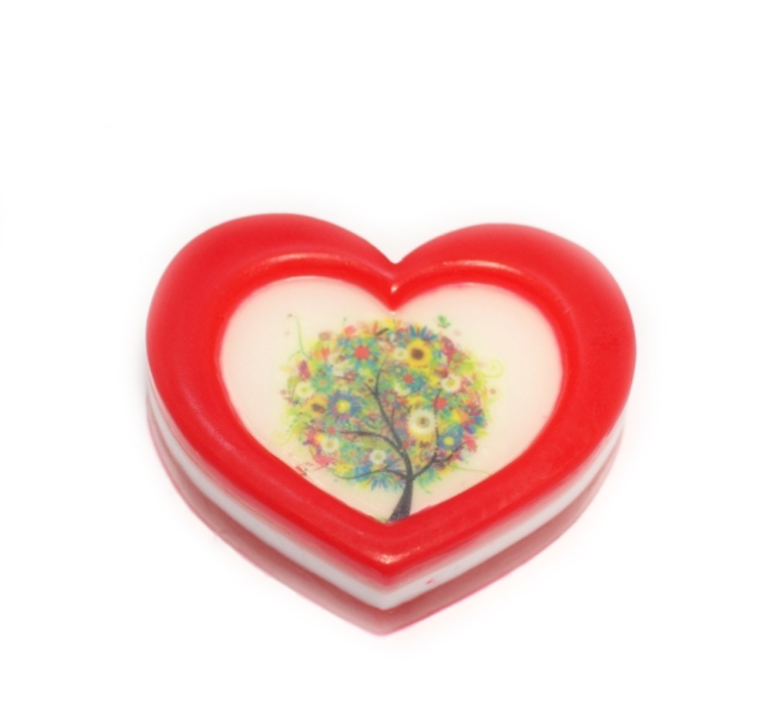Мыло- Handmade 'Романтические сердца-дерево'