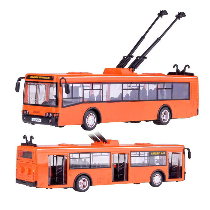 Модель игрушечного троллейбуса 'Автопарк'
