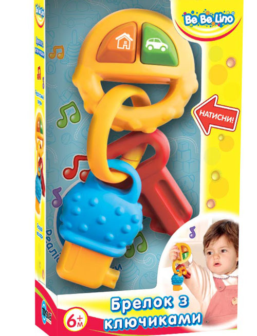 Музыкальная развивающая игрушка 'Брелок с ключами'