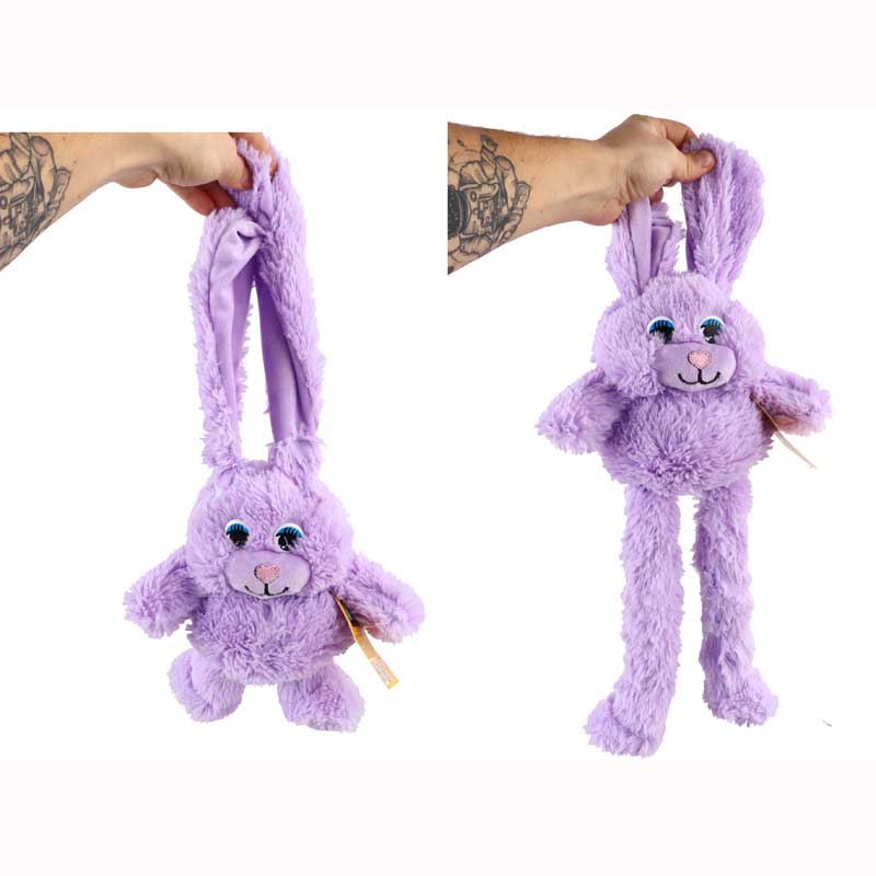 М'яка іграшка 'Кролик лапи або вуха' фіолетовий