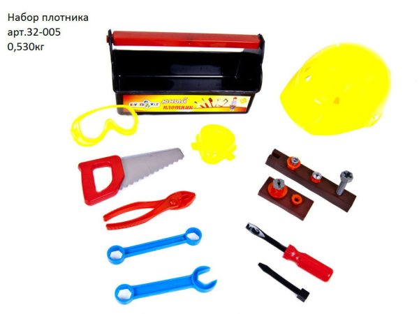 Детский игрушечный набор инструментов 'Юный Плотник'
